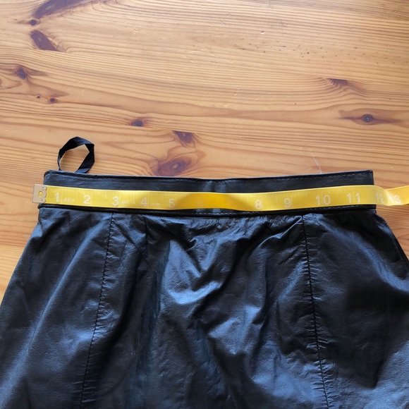 Vintage Wilson Leather Mini Skirt - Picture 6 of 6